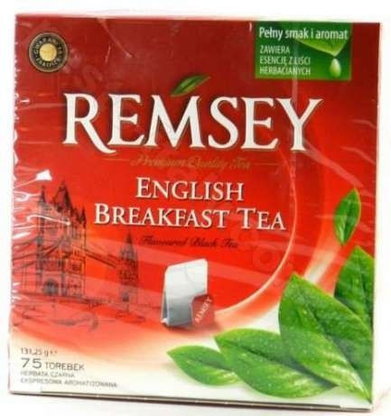 Чай чорний Biedronka Remsey English Breakfast Tea англійский сніданок 75шт 130г