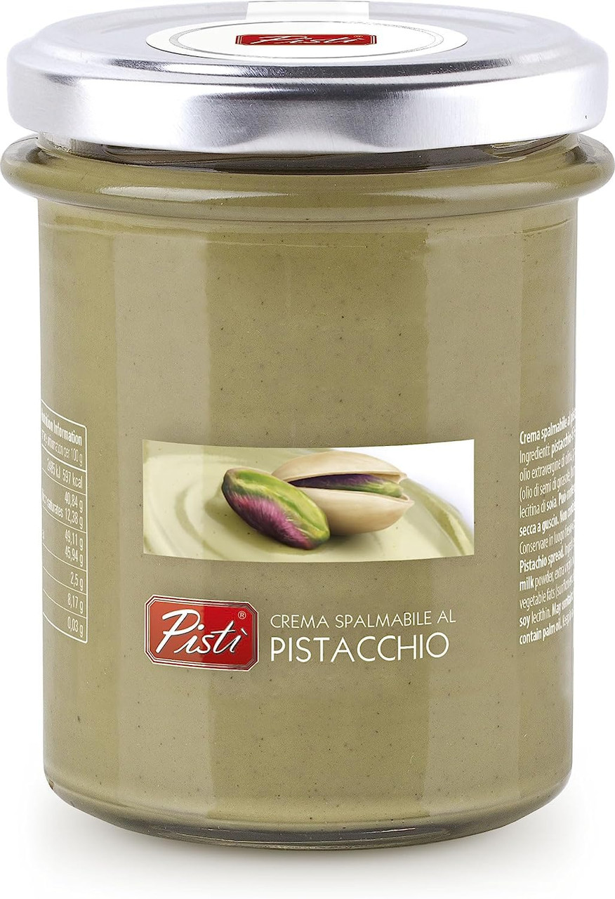 Фісташкова Паста без Глютену Pisti Crema spalmabile al Pistacchio Пісті Крем фісташковий Паста на олійній основі Банка 200г