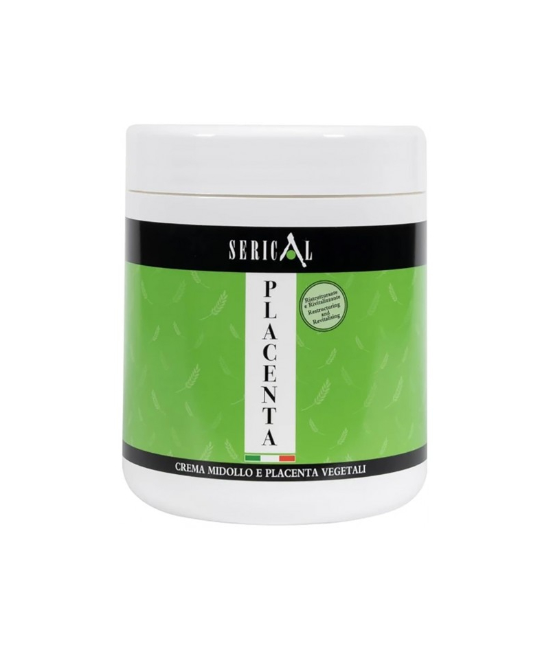Крем-маска для волосся з Плацентою Живлення Serical Crema Midollo Placenta Vegetali Серікел Бальзам з Овочевим екстрактом 1л
