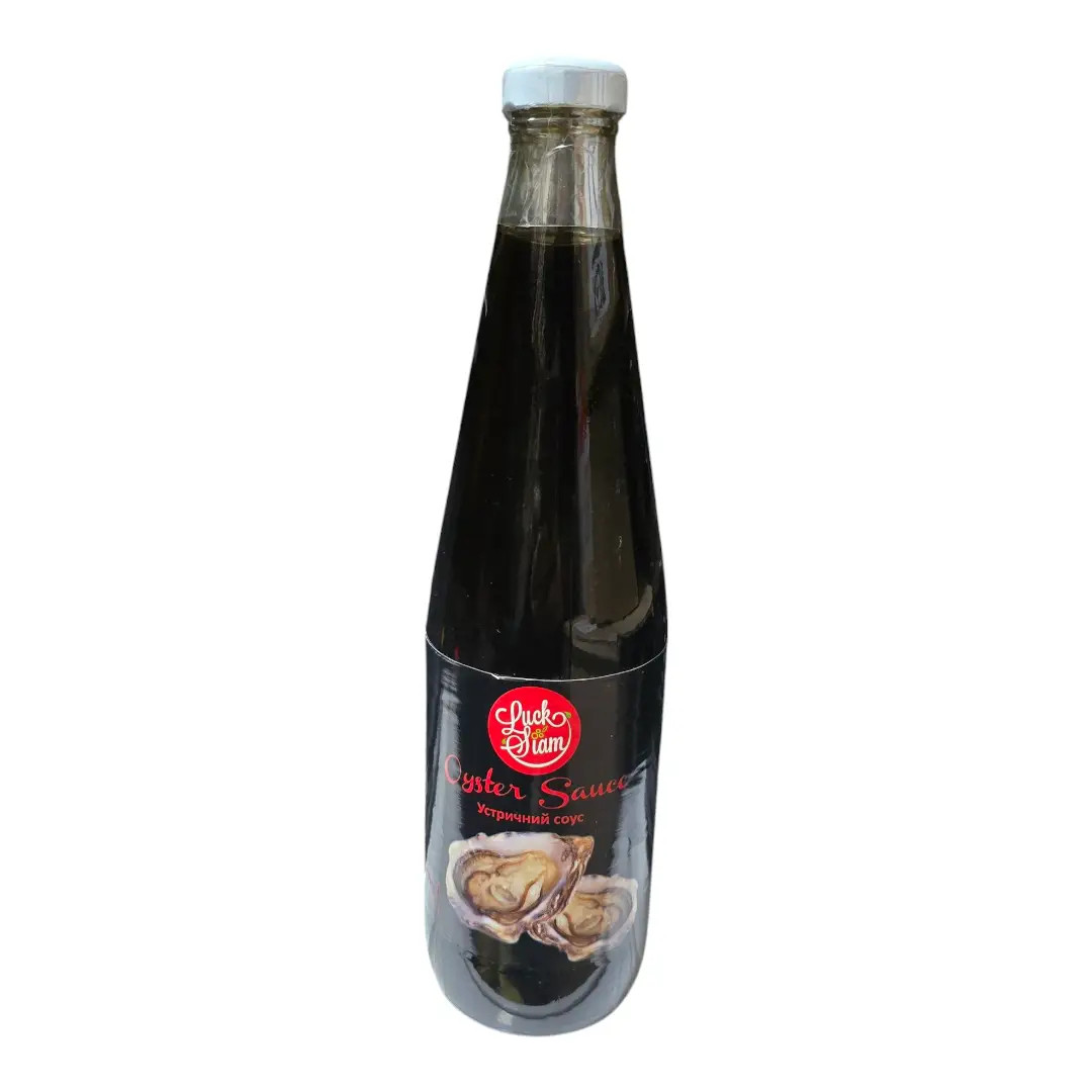 Соус Устричний Luck Siam Oyster Sause Лак Сіам Класичний з устриць Чорний Скло 700мл