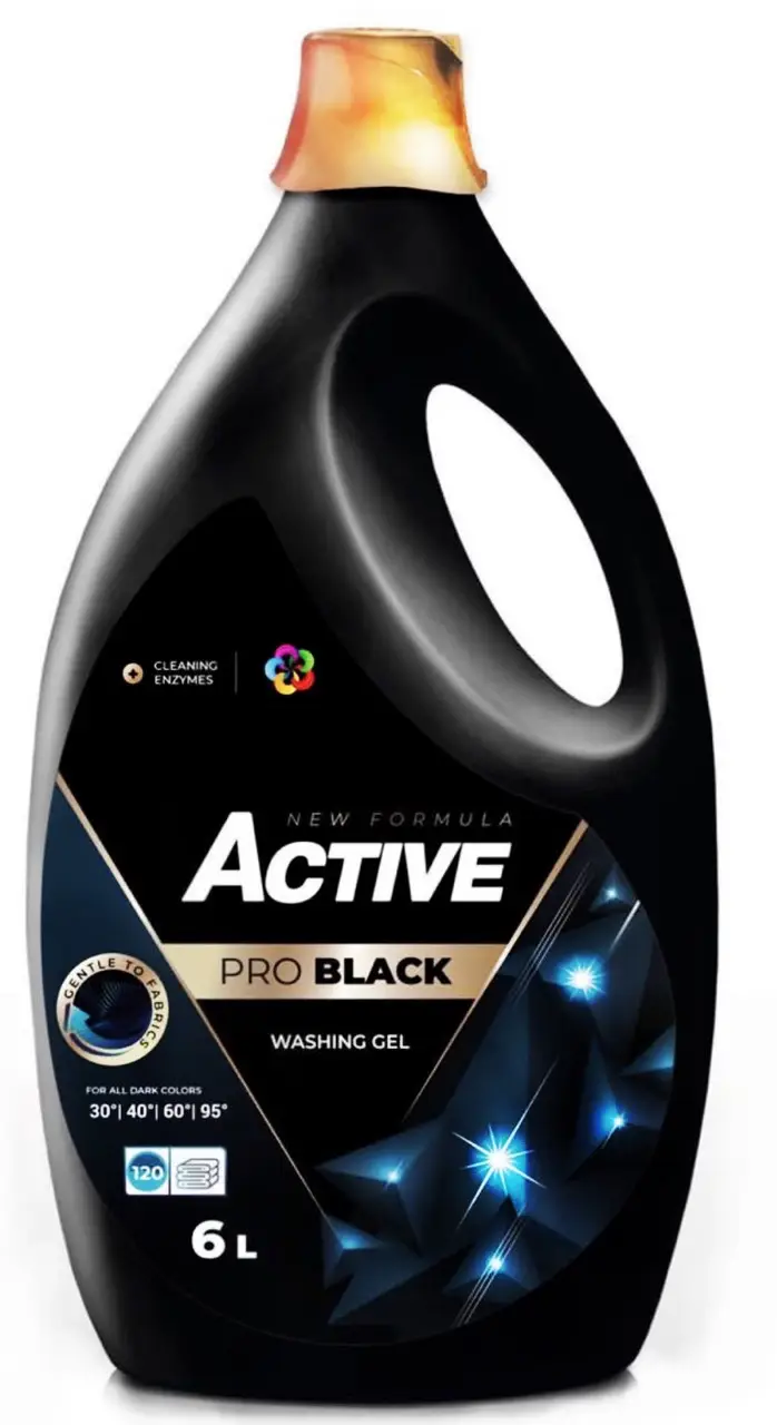 Гель для прання чорних та темних речей Active Pro BLACK 6 л.120 стірок