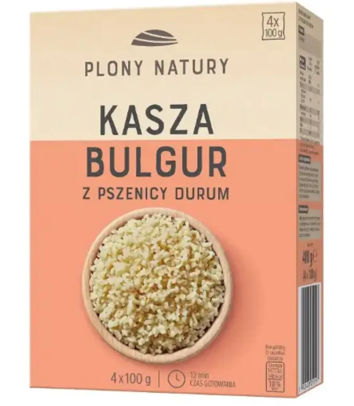 Пшенична каша булгур Plony Natury Kasza Bulgur 400 г Польща