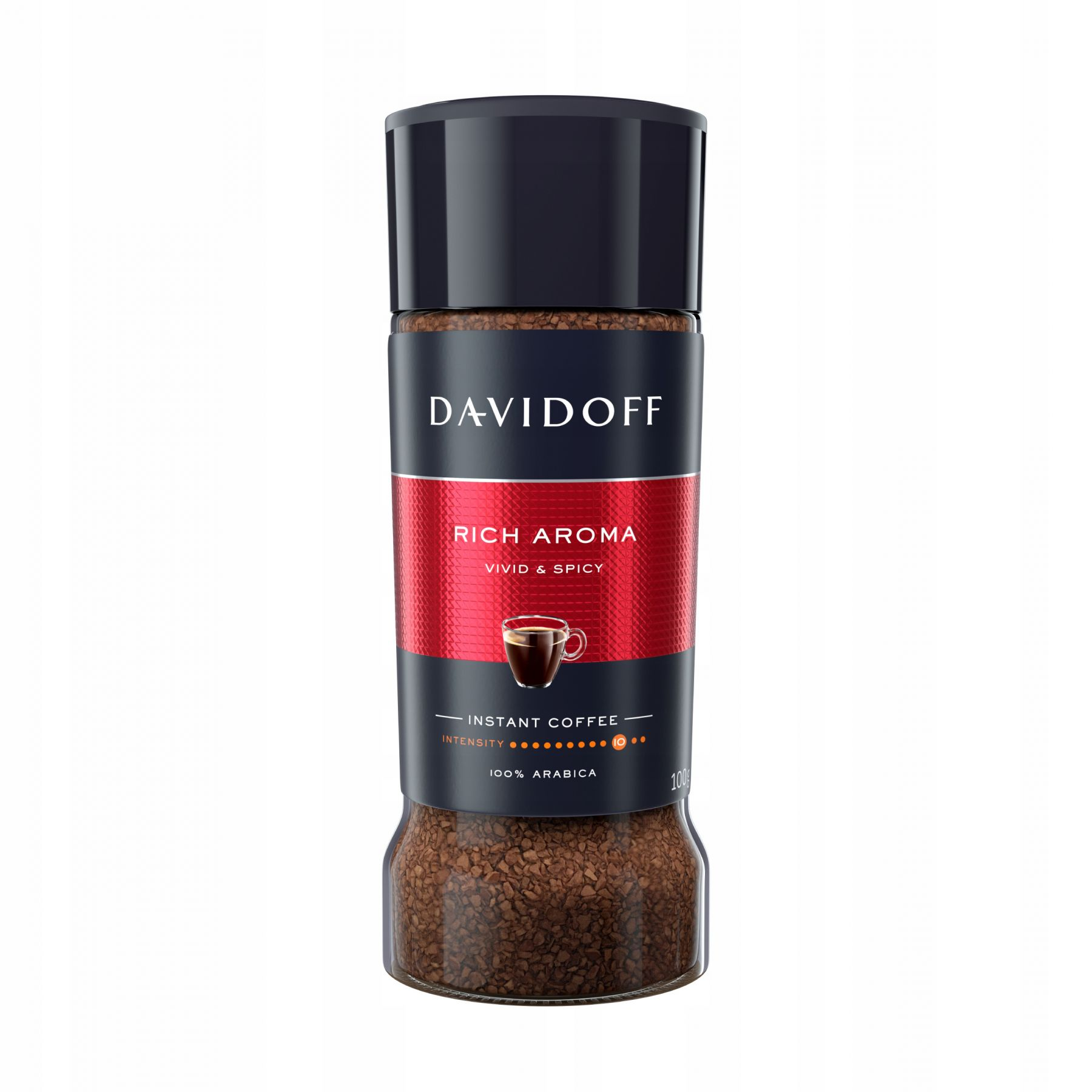 Розчинна кава Davidoff Cafe Rich Aroma Vivid and Spicy у скляній банці 100 г