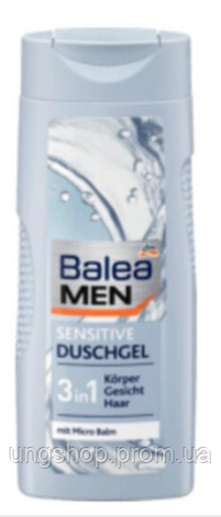 Гель для душа Balea men Sensitive 3 в 1 300 ml