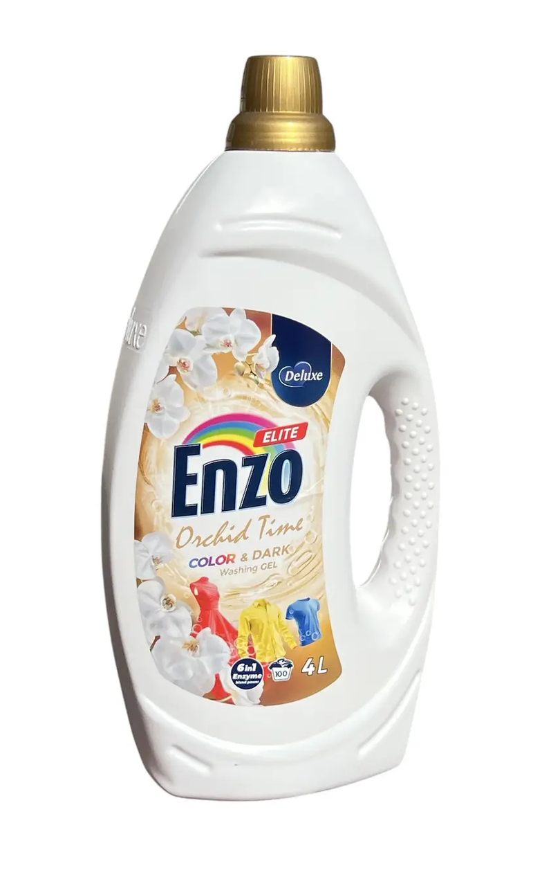 Гель для прання Універсальний Enzo Deluxe Elite April Moments Universal Washing Gel Ензо Еліт Квітневі моменти 100прань 4000мл