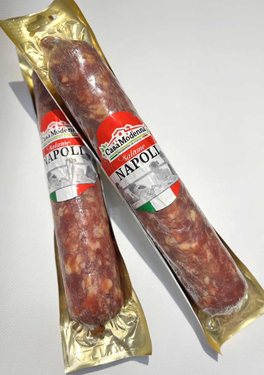 Ковбаса Салямі з Оливками Salumi Capputa Salame con Olives Капутта Сировялена свинина з спеціями без глютену Палочка 250г