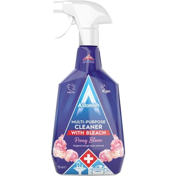 Вибілювальний засіб Astonish для раковин, ванн, плитки astonish multi-purpose cleaner with bleach, 750 мл - 1