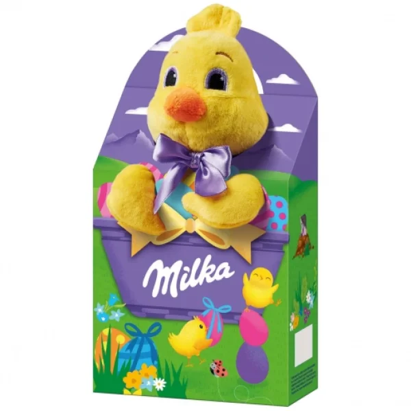 Набір цукерки Milka Magic Mix Мілка з Мякою іграшкою Курчатко Ципа 96г - 1