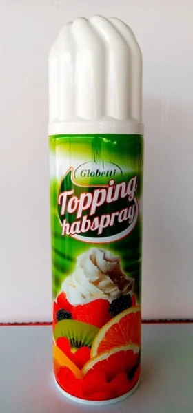 Збиті вершки Спрей Globetti Topping Habspray Глобетті топінг в Балоні з розпилювачем 250г - 1