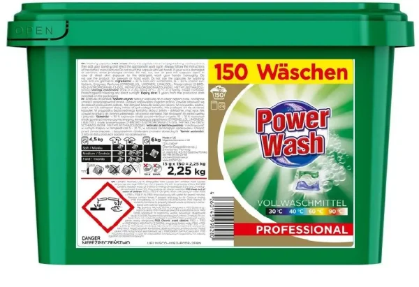 Капсули для прання power Power Wash wash 15 г  ( 150 шт. ) - 1