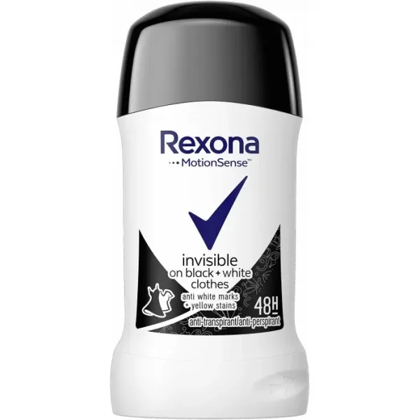 Антиперспірант Rexona Invisible Вlack&White жіночий 40мл - 1