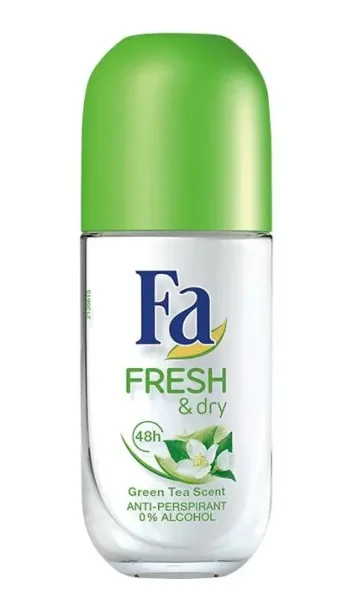 Дезодорант-антиперспірант роликовий Fa Fresh&Dry Green Tea Scent Фа Свіжість та сухість Зелений чай 50мл - 1