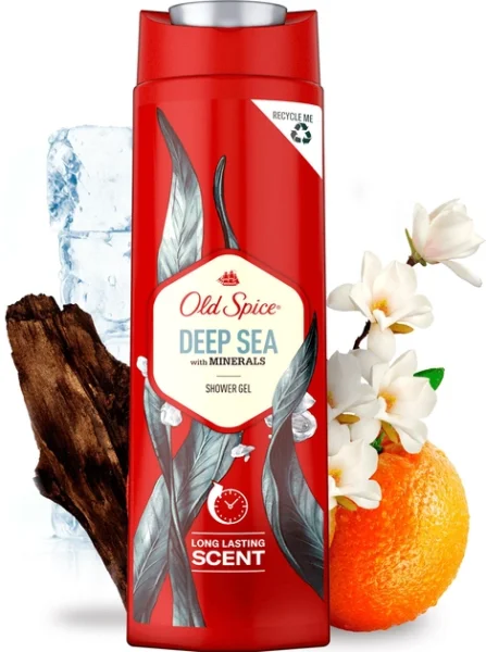 Гель для душу old Old Spice spice deep sea with minerals 400 мл - 1