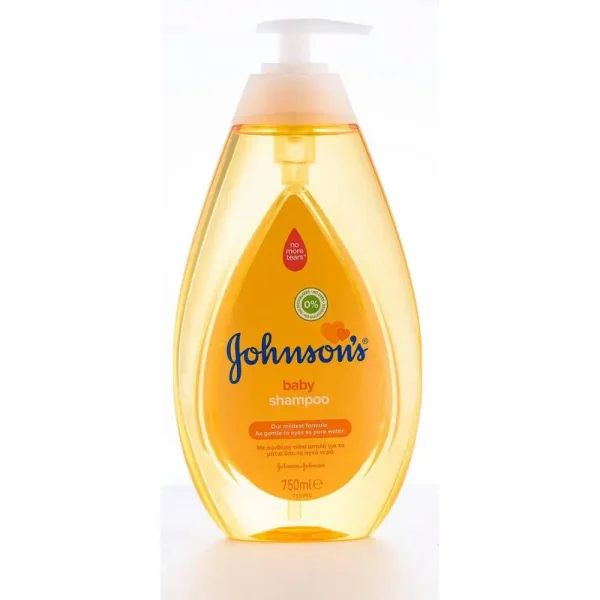 Дитячий шампунь з Дозатором Johnsons Baby Shampoo No more Tears Джонсонс Бебі більше немає Сліз 750мл - 1
