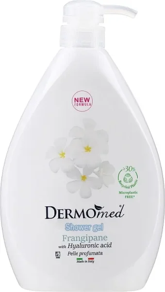 Гель для душу та ванні Dermomed shower gel frangipane 1л - 1