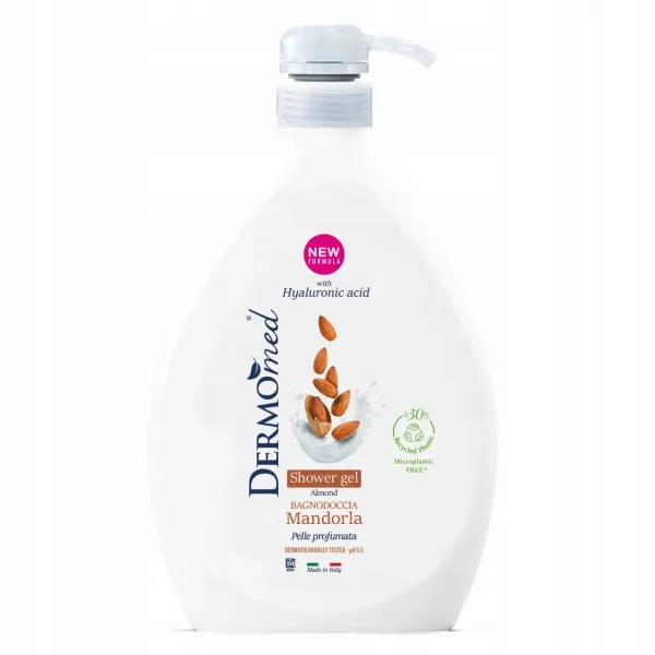 Гель для душу та ванни Dermomed shower gel mandorla 1л - 1