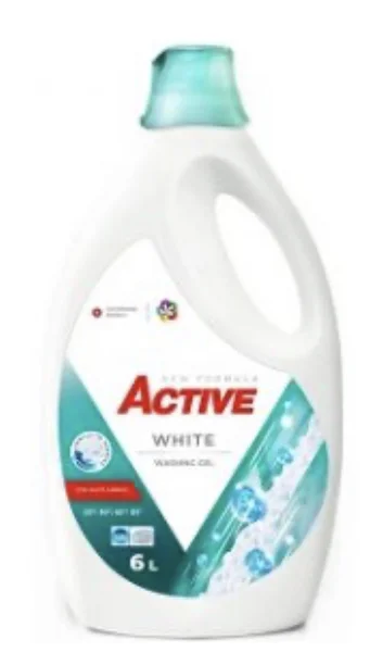 Гель для прання білих Active речей active white 6000 мл. - 1