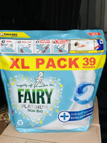 Капсули для прання fairy Fairy non bio для чутливої шкіри 39 шт. - 1