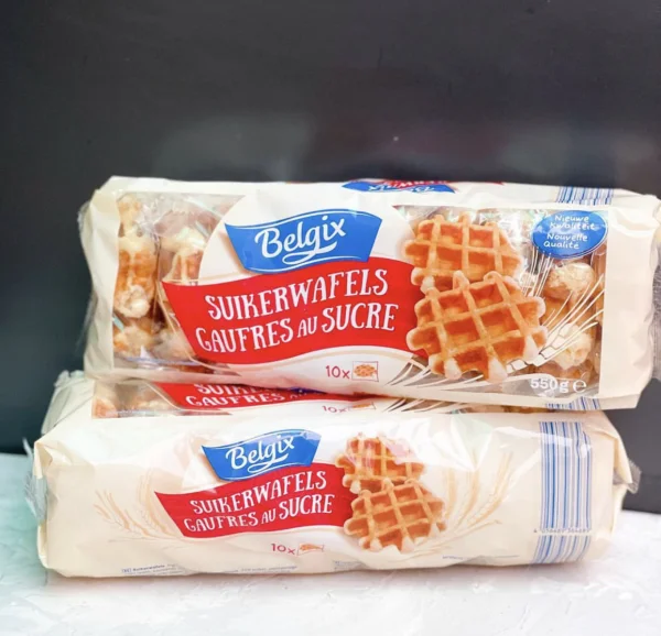 Бельгійські вафлі Belgix Waffels Gofry класичні 10шт 550г - 1