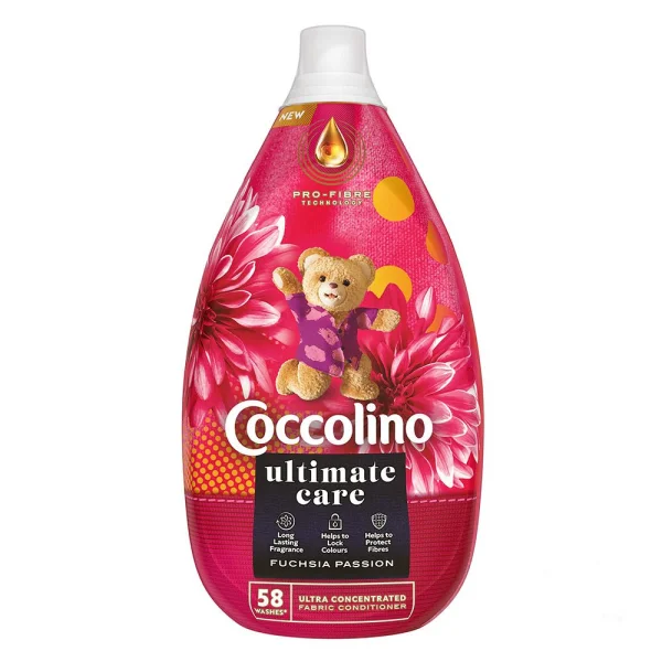 Кондиціонер ополіскувач Coccolino intense fuchsia passion 870мл - 1