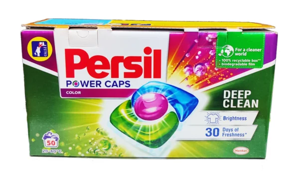 Капсули для прання persil Persil power caps color 3in1 50 шт - 1