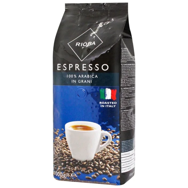 Кава в зернах Rioba Espresso In Grani 100% Arabica Ріоба Еспресо 1кг - 1