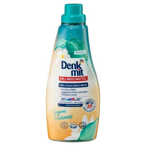 Рідкий засіб Denkmit для прання білих речей lagoon freshness 1л - 1