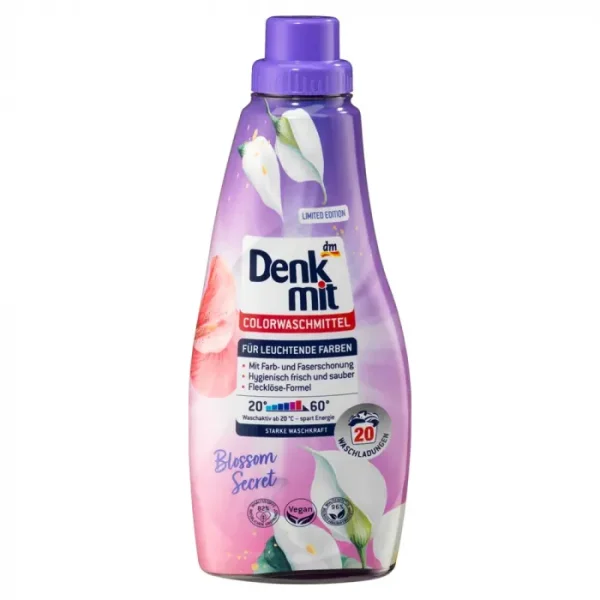 Гель для прання кольорових тканин Denkmit blossom secret 1л - 1