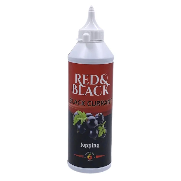 Топінг Red&Black з чорною смородиною 600г - 1