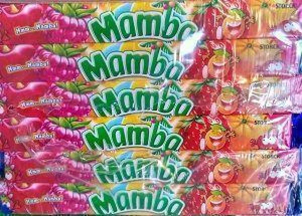Жувальні цукерки Mamba Fruit Mix Мамба фруктово ягідний Мікс 106г - 2