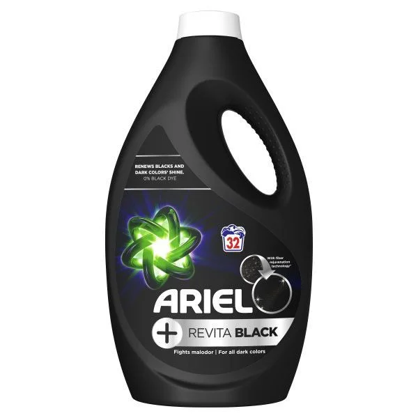 Гель для прання чорних і темних речей Ariel revitablack 1750мл - 1