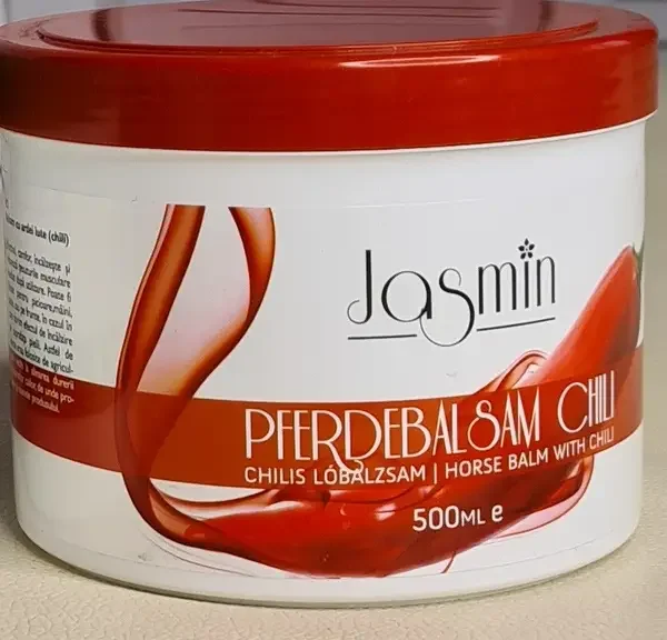 Кінський бальзам Jasmin Chili розігрівальний 500мл - 1