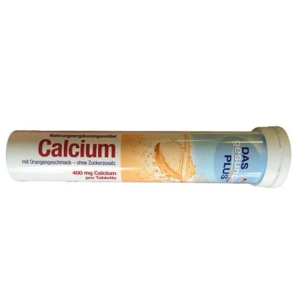 Шипучі таблетки вітаміни DAS gesunde PLUS calcium brausetabletten Кальцій 20шт - 1
