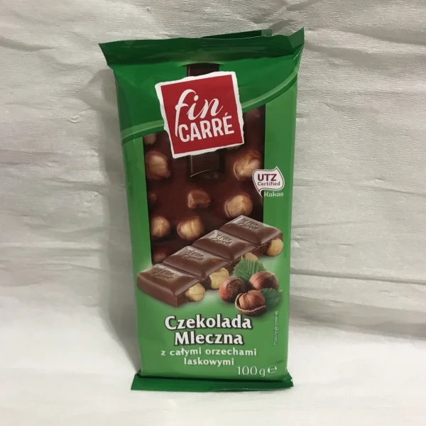 Шоколад Fin Carre з цiлим горiхом 100г - 1