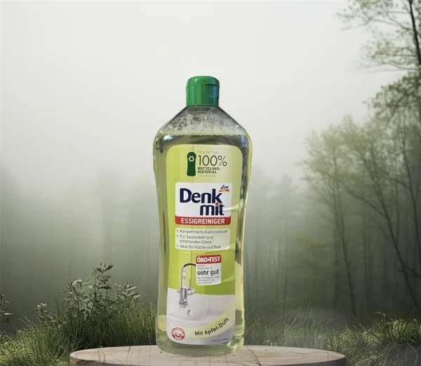 Засіб Антикальк з Оцтом для ванни Універсальний Denkmit Essigreiniger Apfel Денкміт проти вапняного та мильного нальоту 1л - 1