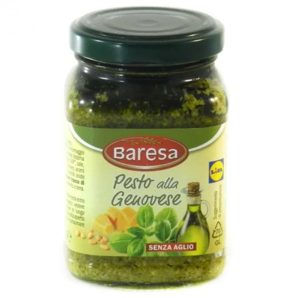 Соус паста Baresa Pesto alla Genoveze Pecorino Бареса Геновезе з сиром Зелена 190мл - 1