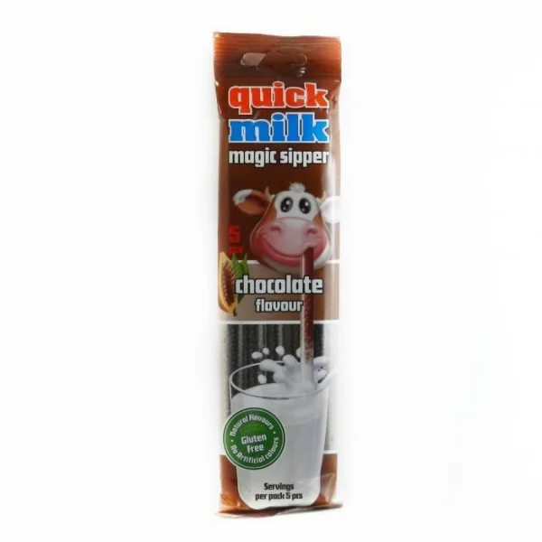 Трубочки для молока Felfoldi Quick milk зі смаком шоколаду 30г - 1