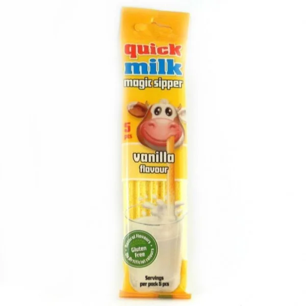 Трубочки для молока Felfoldi Quick milk зі смаком ванілі 30г - 1