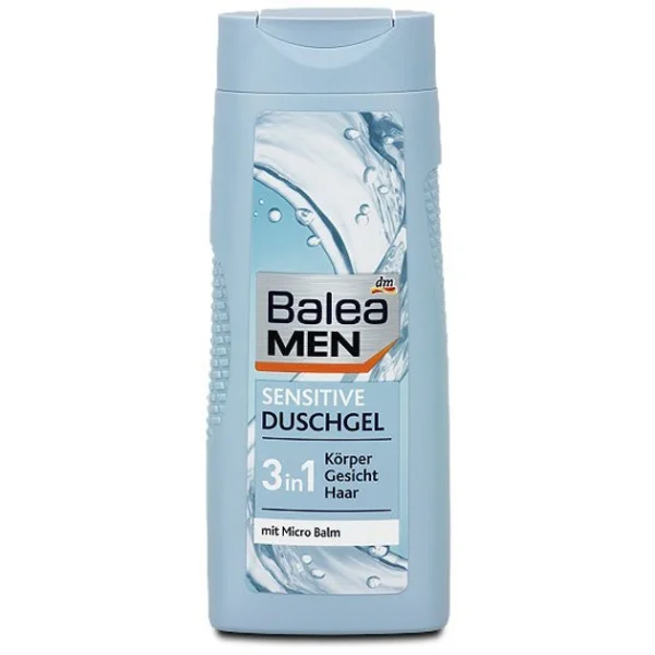 Гель для душу Balea men sensitive 3 в 1 300мл - 1