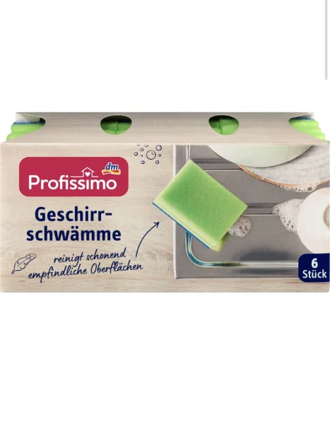 Губки для миття каструль Denkmit profissimo 6шт - 1