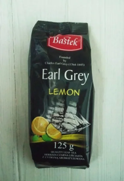 Чай чорний листовий Bastek earl grey lemon 125г - 1