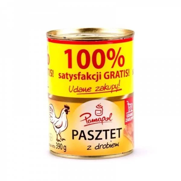 Паштет Pamapol зі смаком курки 390г - 1
