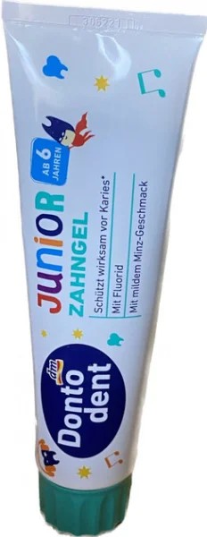 Дитяча зубна паста Dontodent junior 100мл - 1