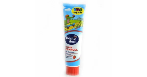 Дитяча зубна паста Dontodent kids до 6 років 100мл - 1