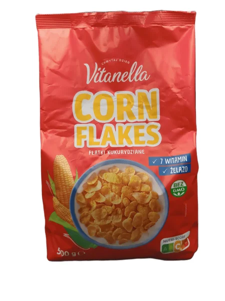 Кукурудзяні пластівці Vitanella corn flakes 500г - 1