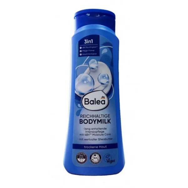 Молочко для тіла Balea reichhaltige bodymilk для сухої шкіри 400мл - 1