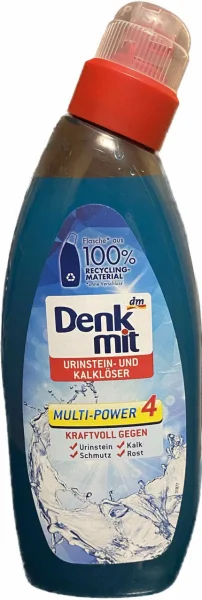 Засіб для чищення унітазів Denkmit wc urinstein und kalklöser 750мл - 1