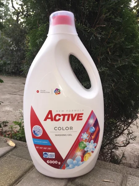 Гель для прання кольорових речей Active color 6000мл - 1