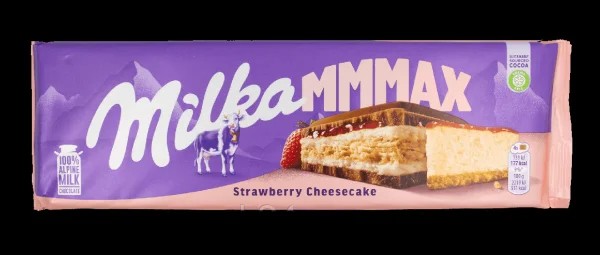 Шоколад Milka strawberry cheesecake 300г - 1
