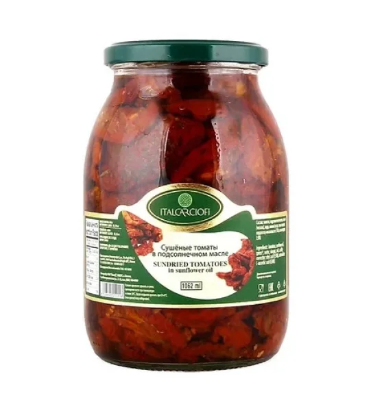 Помідори вялені Italcarciofi в олії 1000г - 1